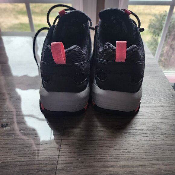 Ladies Black & Pink Waterproff Skechers Size 9 NEW - Picture 9 of 11
